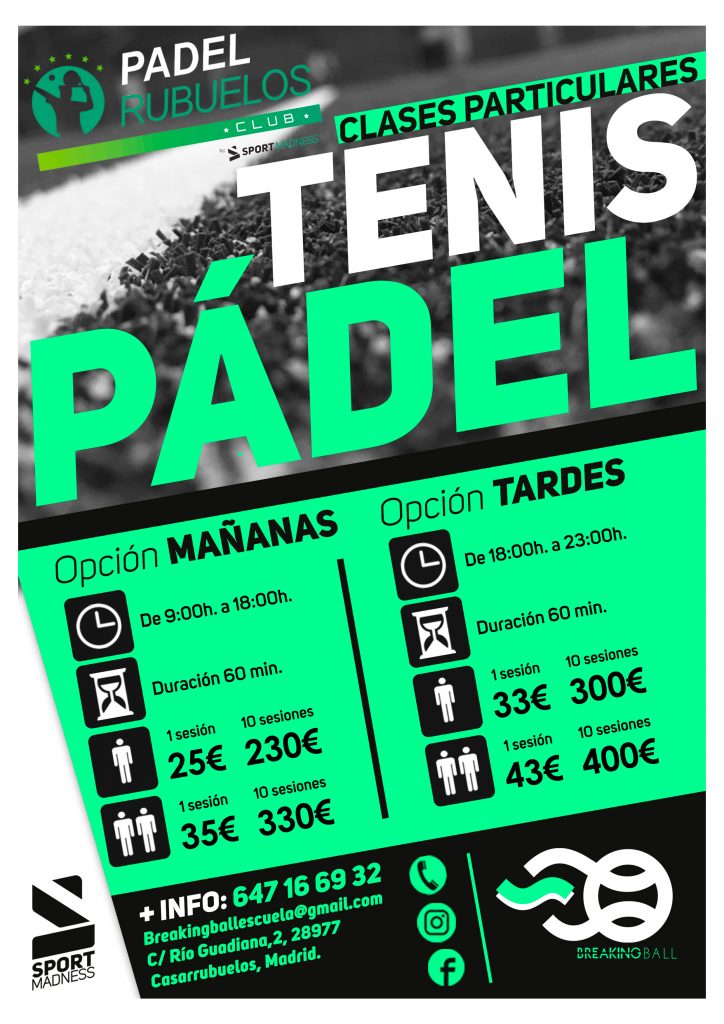 foto padel clases particulares