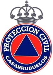 Logo de Protección Civil de Cassarrubuelos