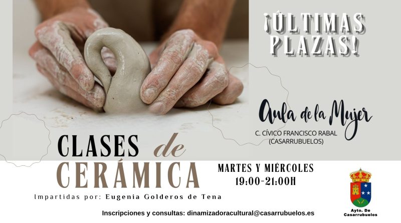 Clases de cerámica en Casarrubuelos 2026-27