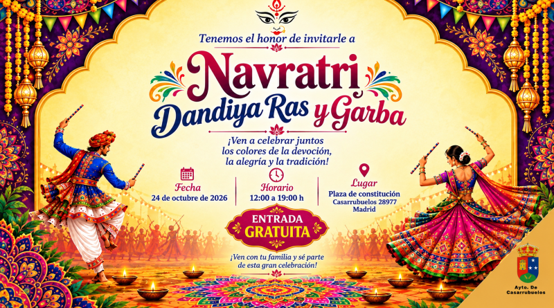 Festival Hindu Navrati en Casarrubuelos 2410 2026